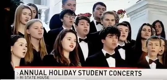 Holiday Concert at the RI State House with the Clef Singers