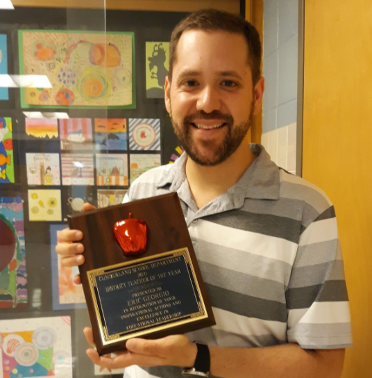 Cumberland’s 2021 District Teacher of the Year – Eric Georgio